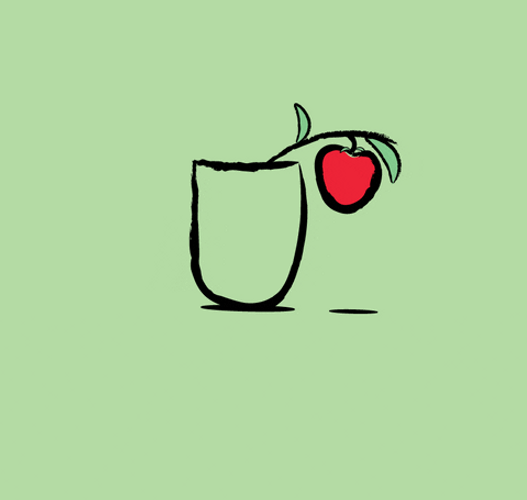 Flower Apple Green Pot GIF