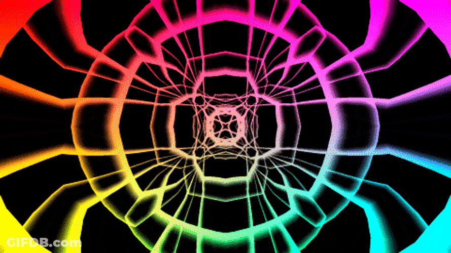Flower Art Loop Kaleidoscope GIF