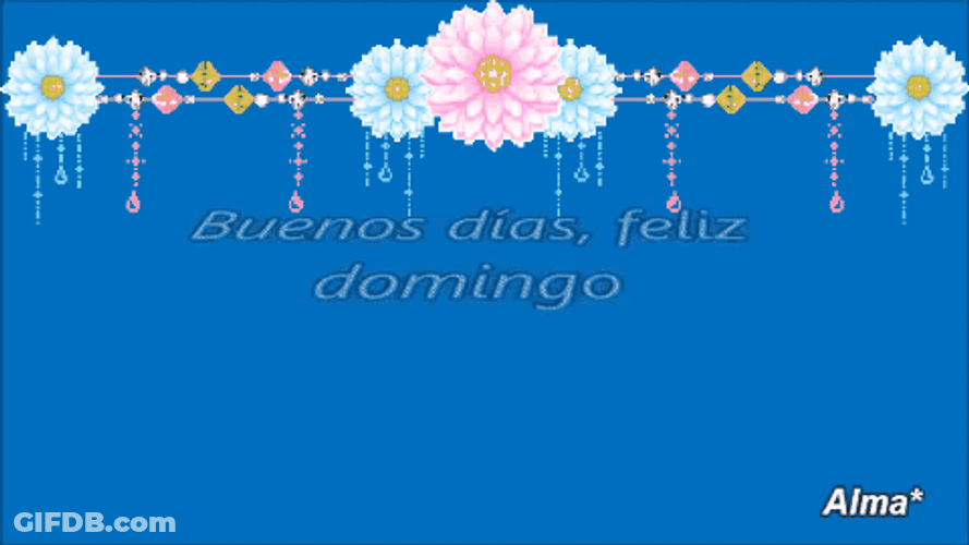 Flower Arts Feliz Domingo GIF