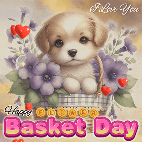 Flower Basket Day Flowers GIF