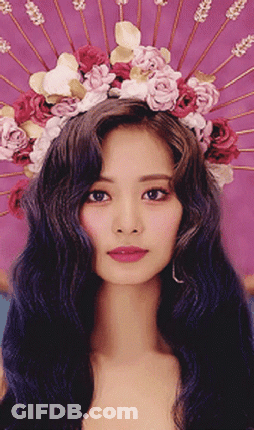 Flower Headband Goddess Twice Tzuyu GIF