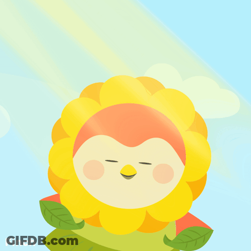 Flower Soak Up The Sun GIF