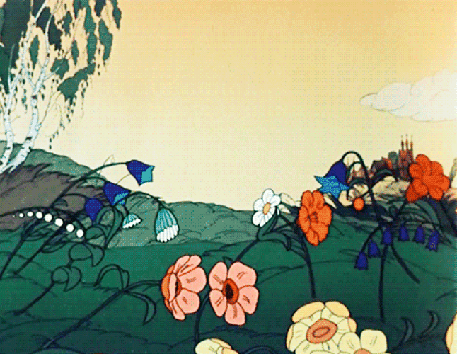 Flowers Bloom On The First Day Of Spring GIF