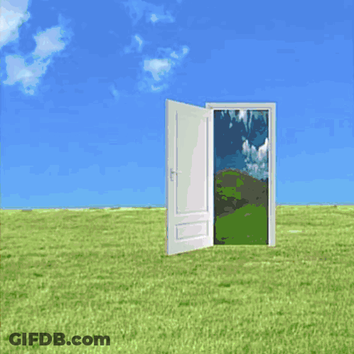 Flowers In Field With Pink Flower GIF