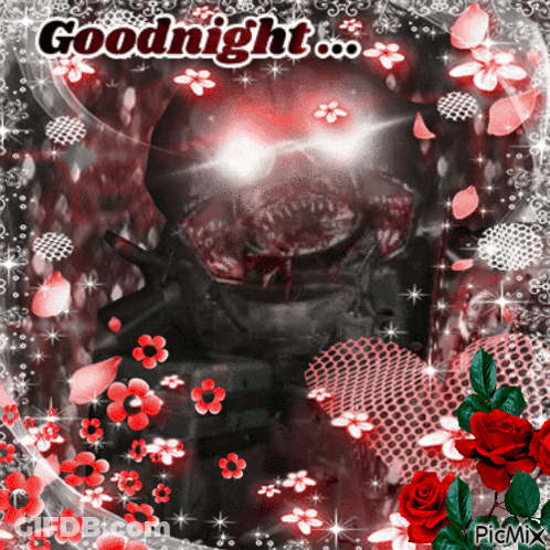 Flowers Saying Goodnight GIF