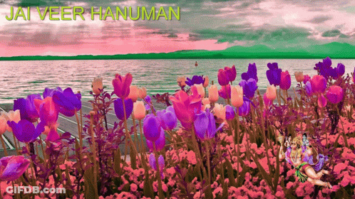 Flowers With Jai Veer Hanuman GIF