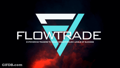 Flowtrade Empowering Traders To Reach Breakthrough Levels Of Success Logo GIF