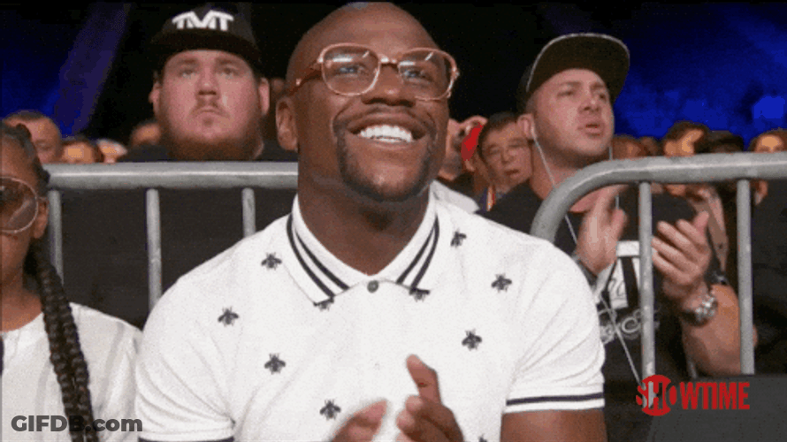 Floyd Mayweather Applauding GIF