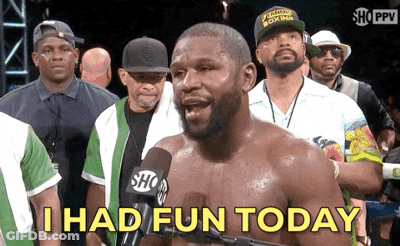 Floyd Mayweather I Had Fun Today GIF