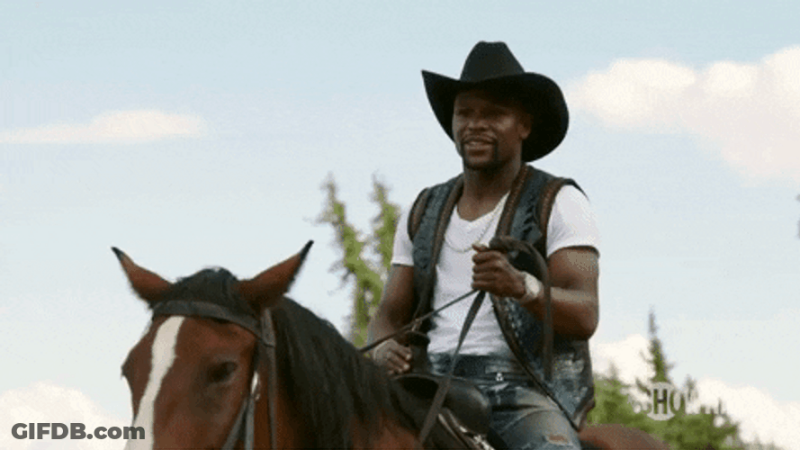 Floyd Mayweather On Horse GIF