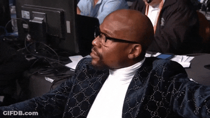 Floyd Mayweather Turning His Head GIF