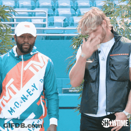 Floyd Mayweather With Logan Paul GIF