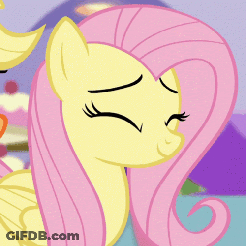 Fluttershy Cute Nodding GIF