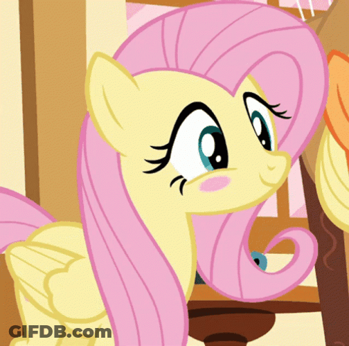 Fluttershy Having A Good Mood GIF