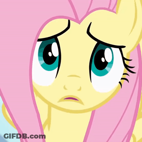 Fluttershy In Pure Sadness GIF