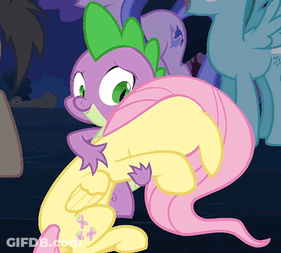 Fluttershy Needs Comfort GIF