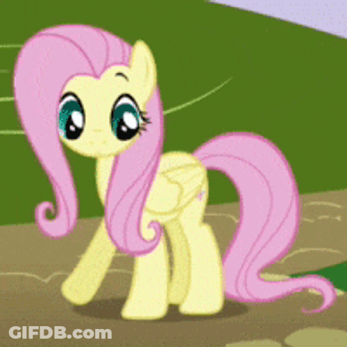 Fluttershy Nervous GIF