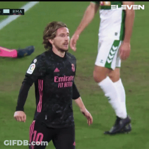Fly Emirates Jersey No.10 Luka Modric GIF