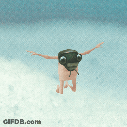 Fly Head Soaring Naked Mobile Art GIF