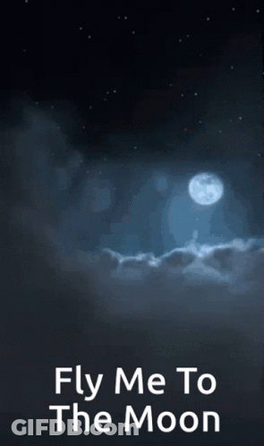 Fly Me To The Moon Poster GIF