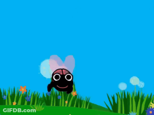 Fly With Big Eyes And Smiling Face GIF