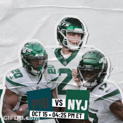 Flyer For Jets Vs NYJ Football Game GIF