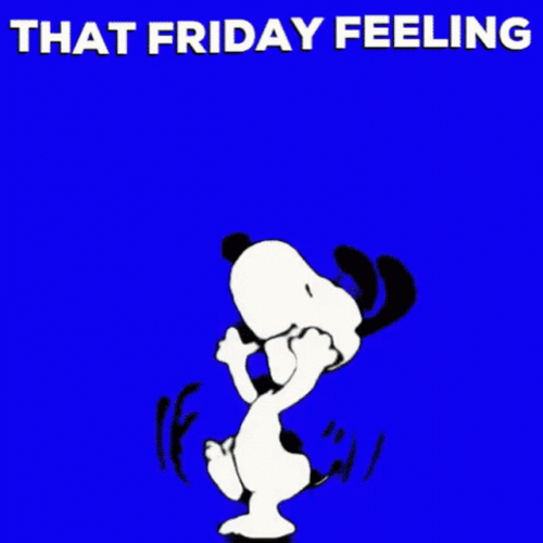 Flying Animated Mushroom Friday Feeling GIF