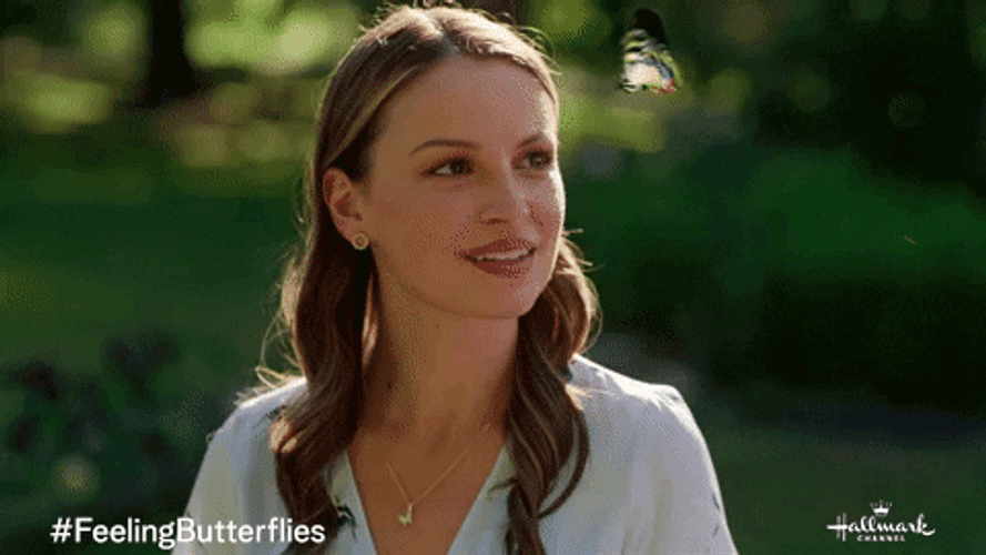 Flying Butterfly Emily Hearties GIF