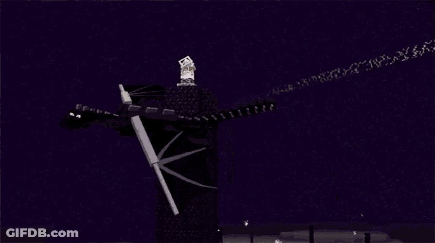 Flying Ender Dragon GIF
