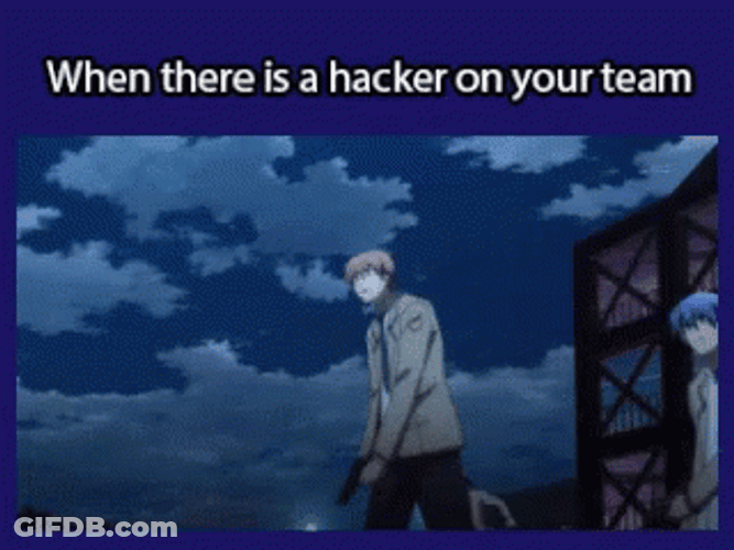 Flying Hackerman On Your Team GIF
