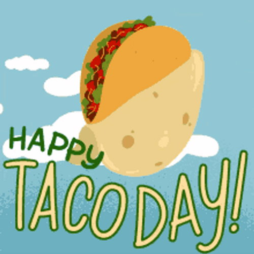 Flying Taco Tuesday GIF