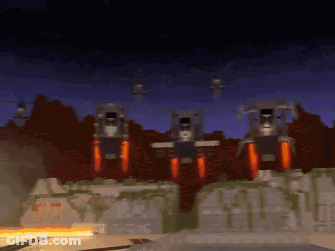 Flying Titan Tv Man GIF