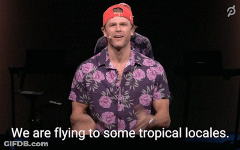 Flying To Some Tropical Locales During Pto GIF