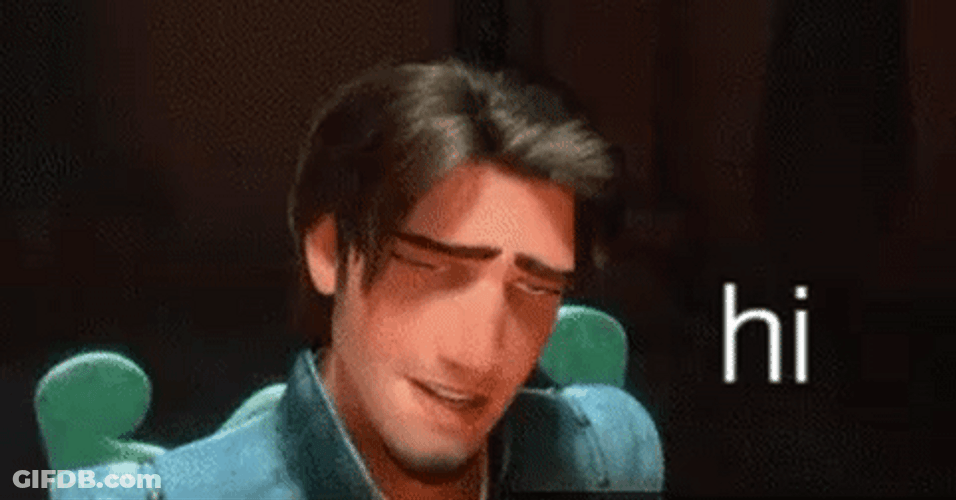 Flynn Rider Trying To Flirt With Rapunzel GIF