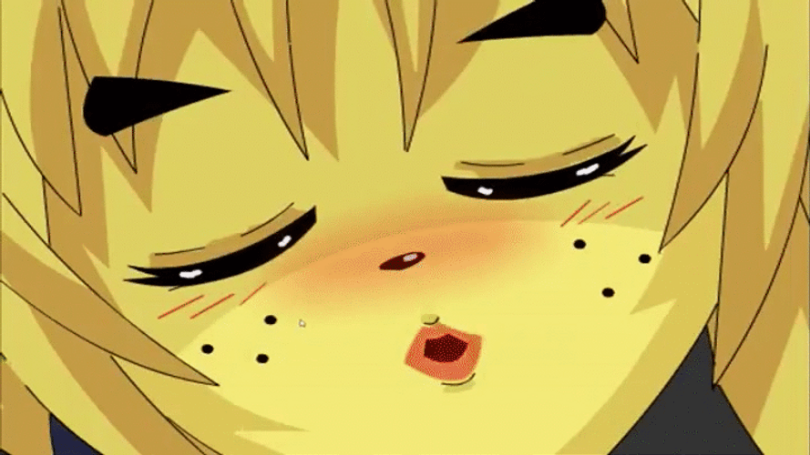 FNAF Blushing Kiss GIF