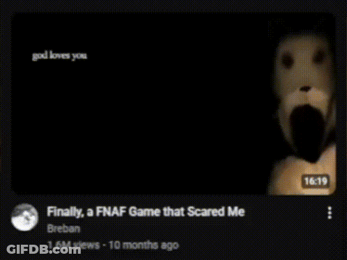 FNaF Game 1.6M Views In 10 Months GIF