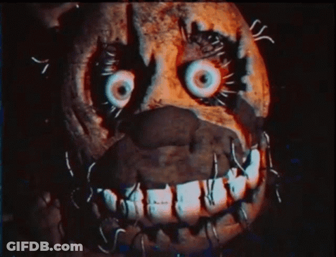 Fnaf Jumpscare Freddy Fazbear Roar GIF