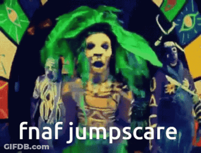 Fnaf Jumpscare Making Music Video GIF
