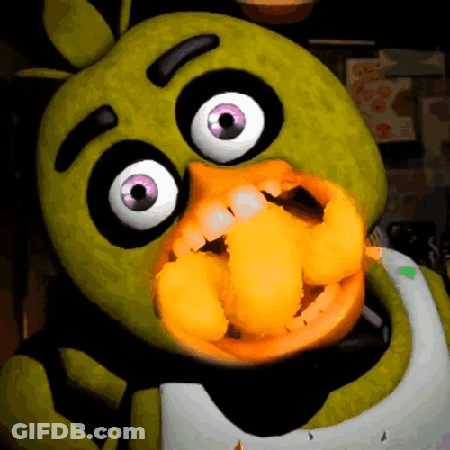 Fnaf Meme Eating Chicken Nuggets GIF