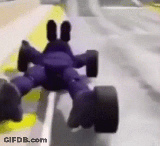 Fnaf Meme Falling Down The Road GIF