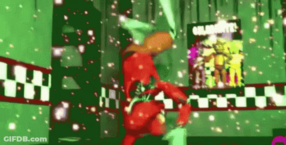 FNAF's Enigmatic Dancing Foxy GIF