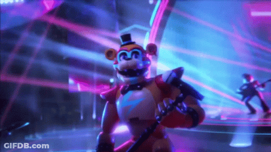 Fnaf Security Breach At The Stage GIF