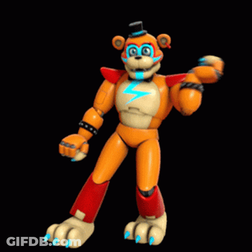 Fnaf Security Breach Glamrock Freedy Dancing GIF