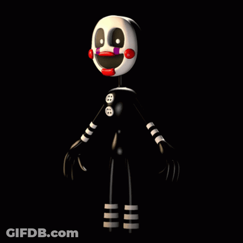 FNAF The Puppet Jumping GIF