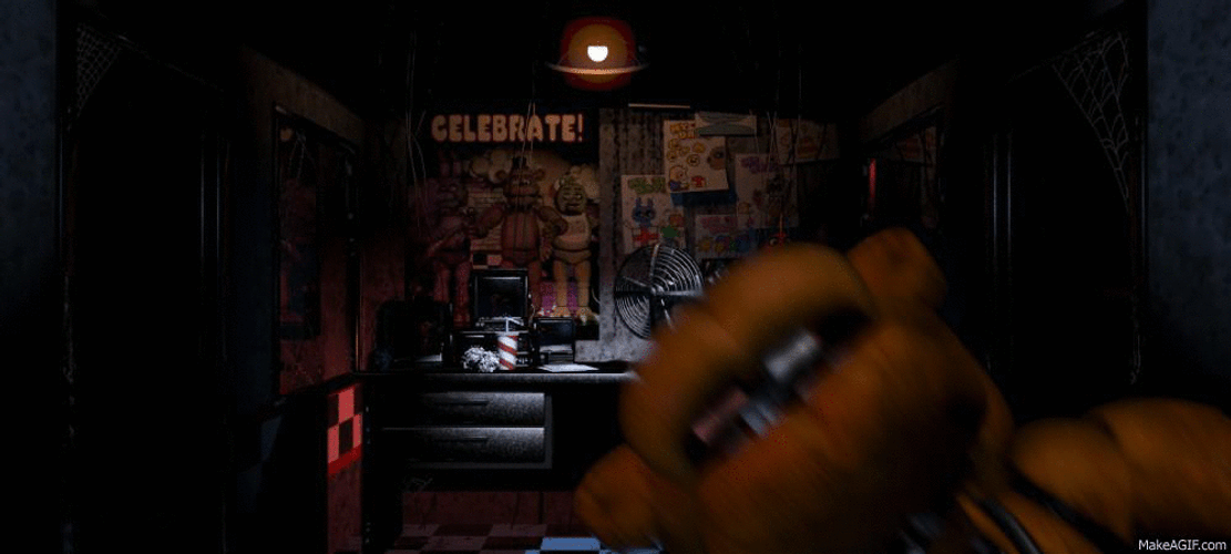FNAF Toy Freddy Shock Muttering GIF