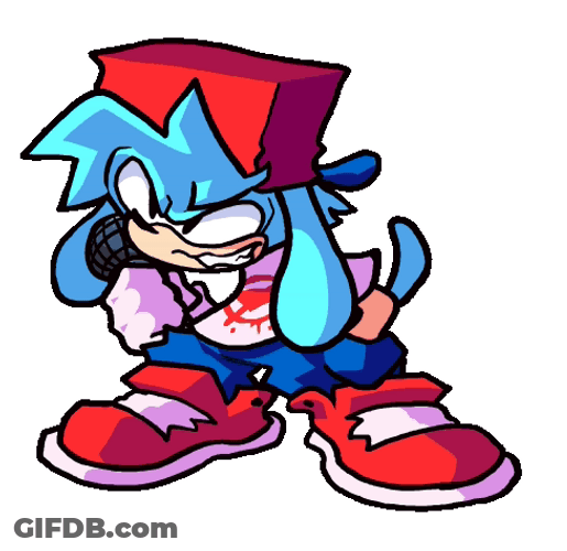 Fnf Boyfriend Thumping Left Foot And Wagging Tail GIF
