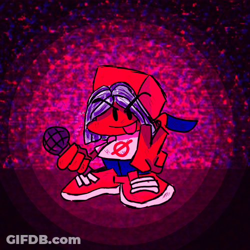 Fnf Boyfriend With Straight Hair GIF