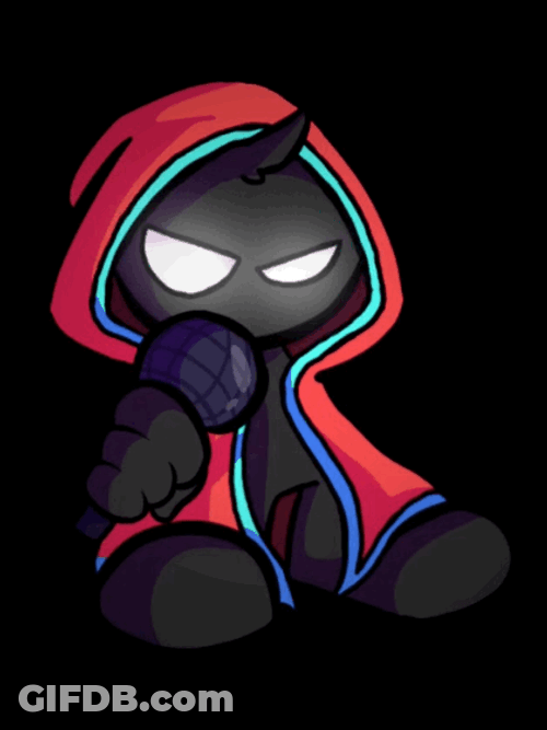 Fnf Dark Ghost Head Bop GIF