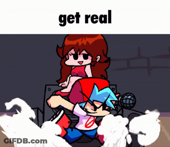 Fnf Relaxed Girlfriend And Angry Boyfriend GIF