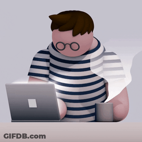 Focus Animation Coffee Work GIF